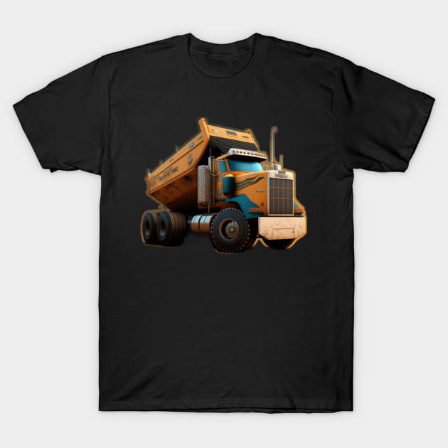 Dump Truck Operator T-Shirt by HALLSHOP